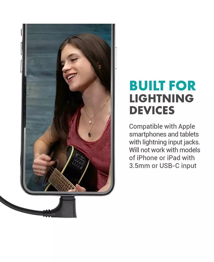 Movo IMA-3 Female 3.5mm TRRS to Lightning Adapter 7