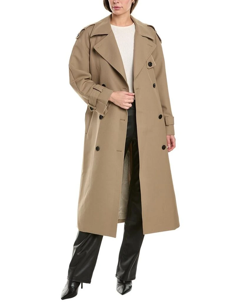 REISS Daria Wool-Blend Trench Coat 1