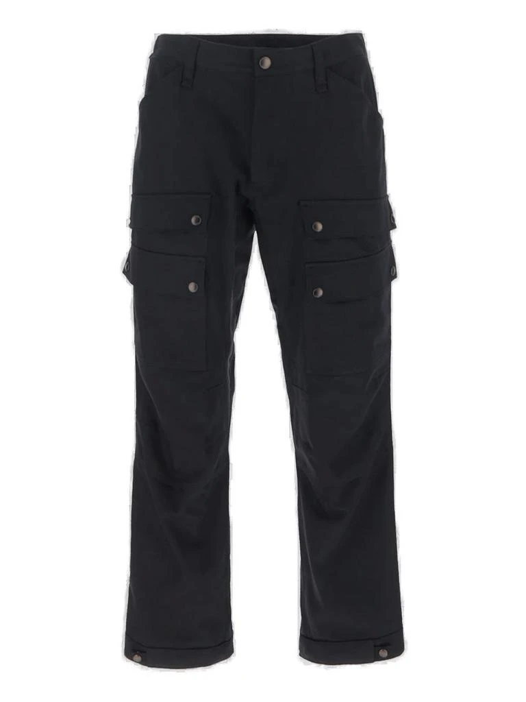 Burberry Burberry Straight-Leg Button-Detailed Cargo Pants 1