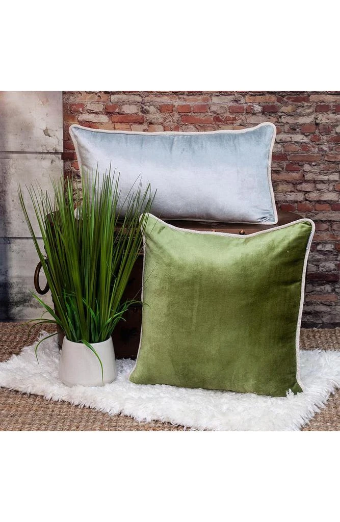 Parkland Maia Transitional Olive Throw Pillow 7