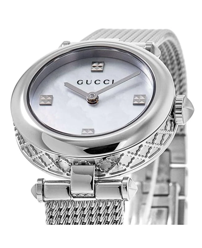 Gucci Gucci Diamantissima Mother of Pearl Dial Stainless Steel Women's Watch YA141504 2