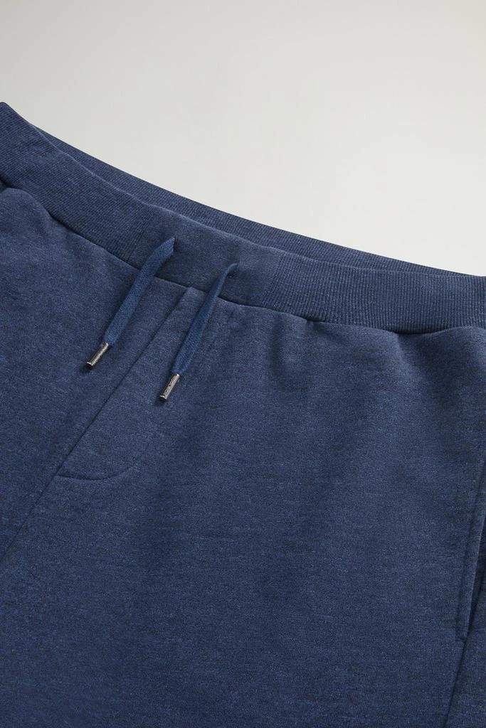 Woolrich Shorts in Pure Cotton Mouliné Fleece - Men - Gray 5