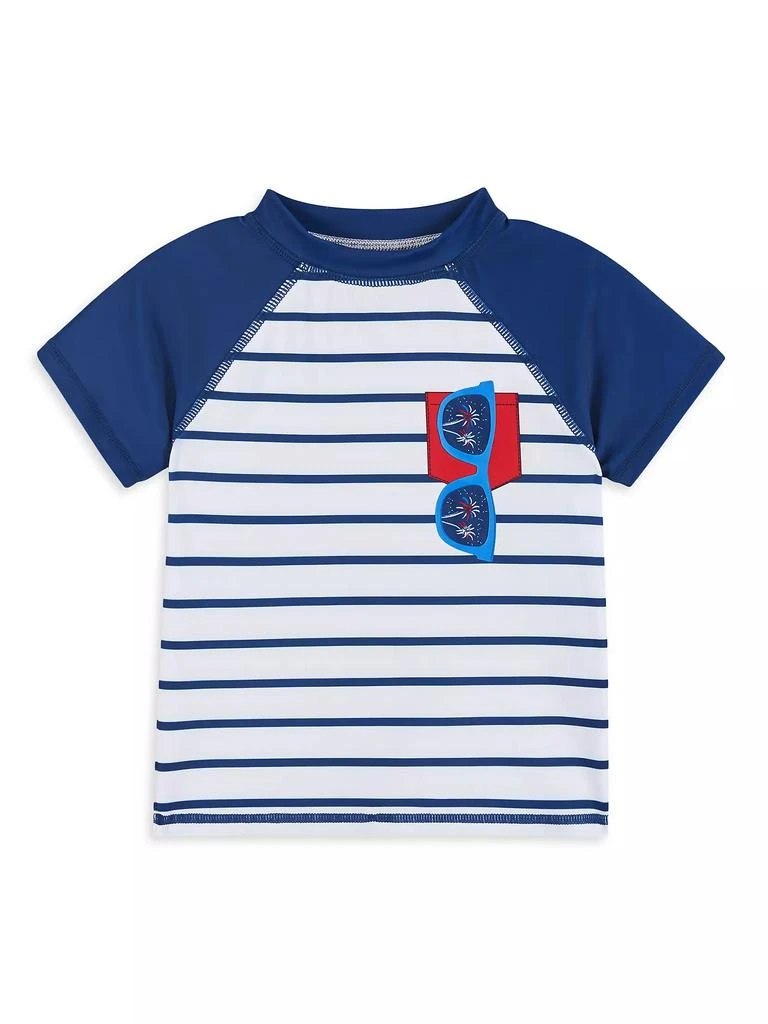 Andy & Evan Little Boy's & Boy's Striped & Fireworks T-Shirt & Shorts Rashguard Set 3