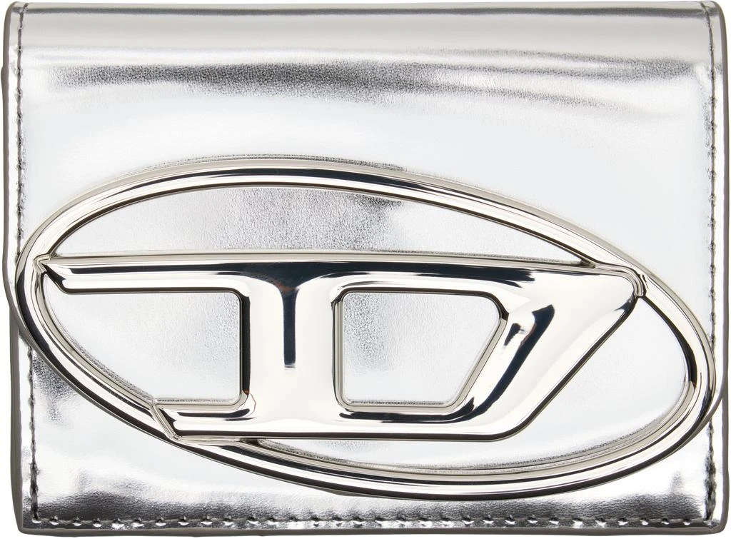 Diesel Silver 1dr Tri Fold Coin Xs II Wallet