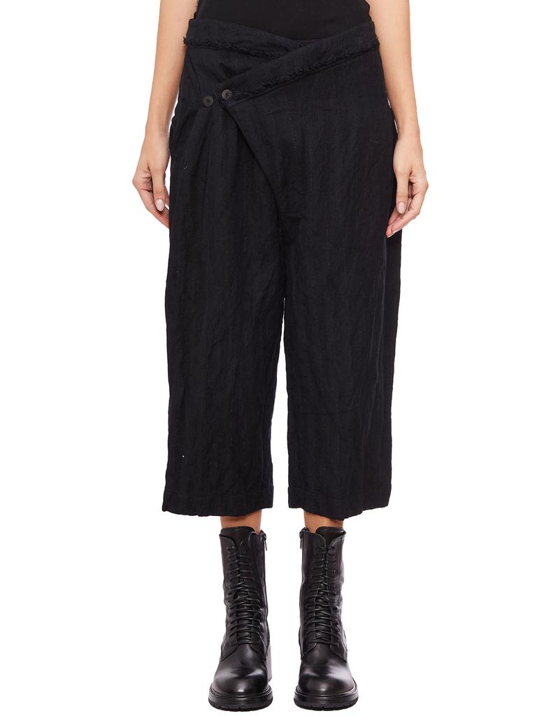 MARC LE BIHAN PANTALONE CON CHIUSURA ASIMMETRICA