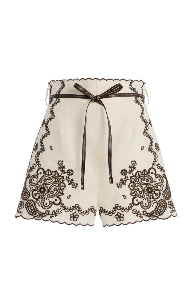 【Zimmermann】CRUSH BELTED TUCK SKORT ショートパンツ Zimmermann Crush Belted Skort | Saks Fifth Avenue