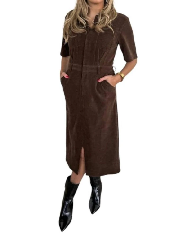 Keepsake Keepsake - Velvet Canyon Cord Dress 1