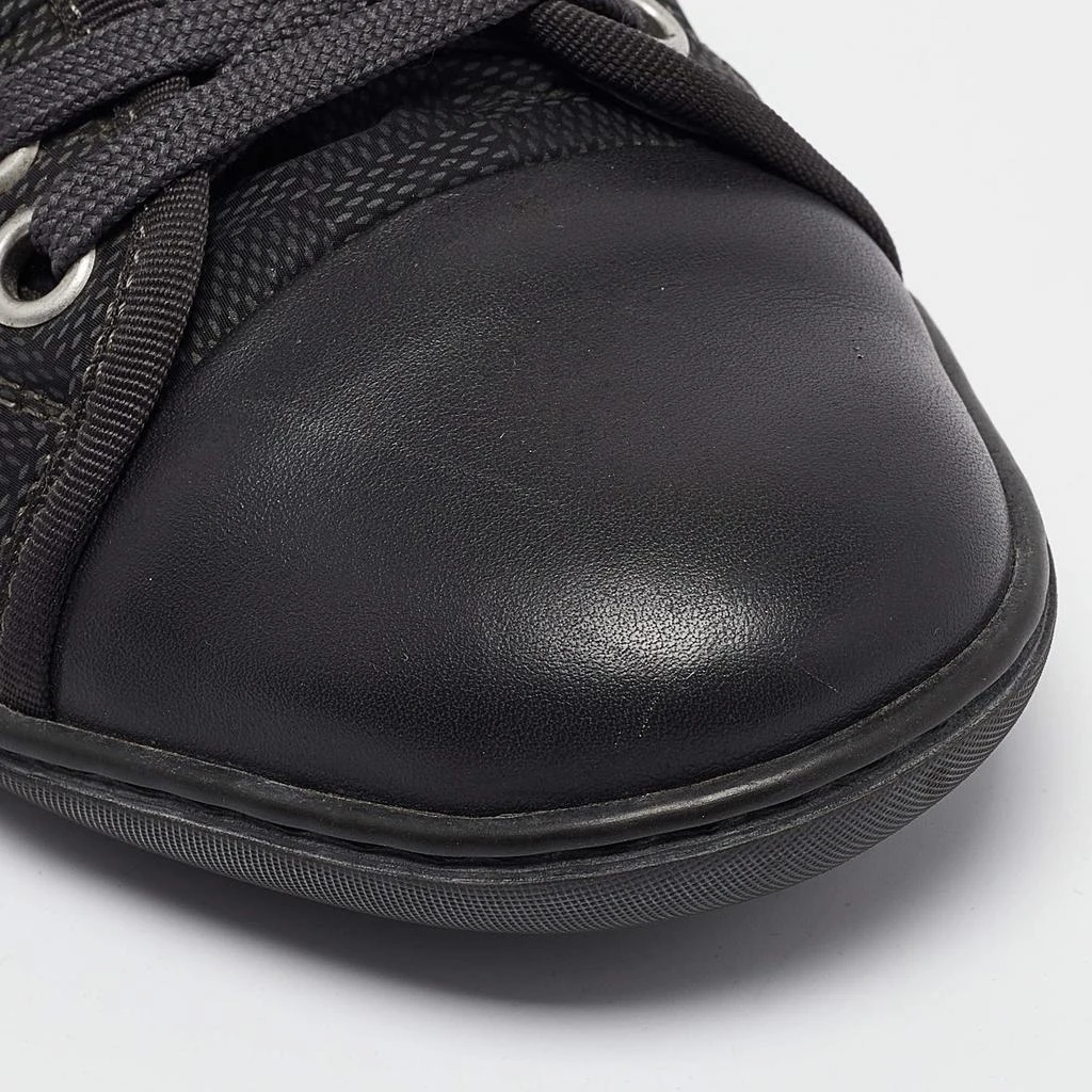 Louis Vuitton Louis Vuitton Black Nylon and Leather High Top Sneakers Size 41 7