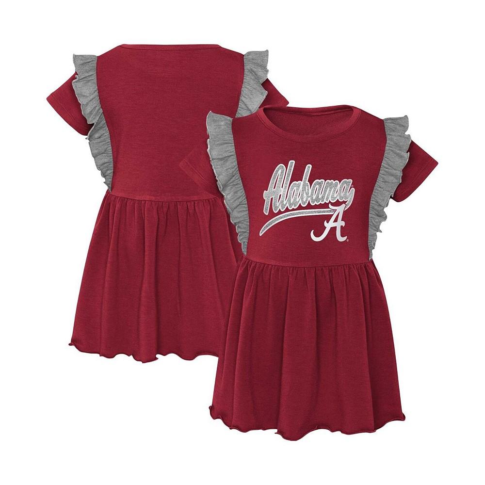 Outerstuff Girls Toddler Crimson Alabama Crimson Tide Too Cute Tri-Blend Dress