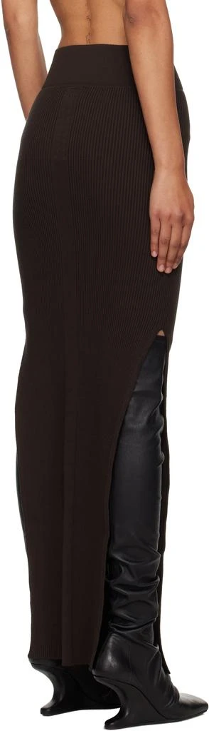 Rick Owens Brown Concordians Sacriskirt Midi Skirt 3