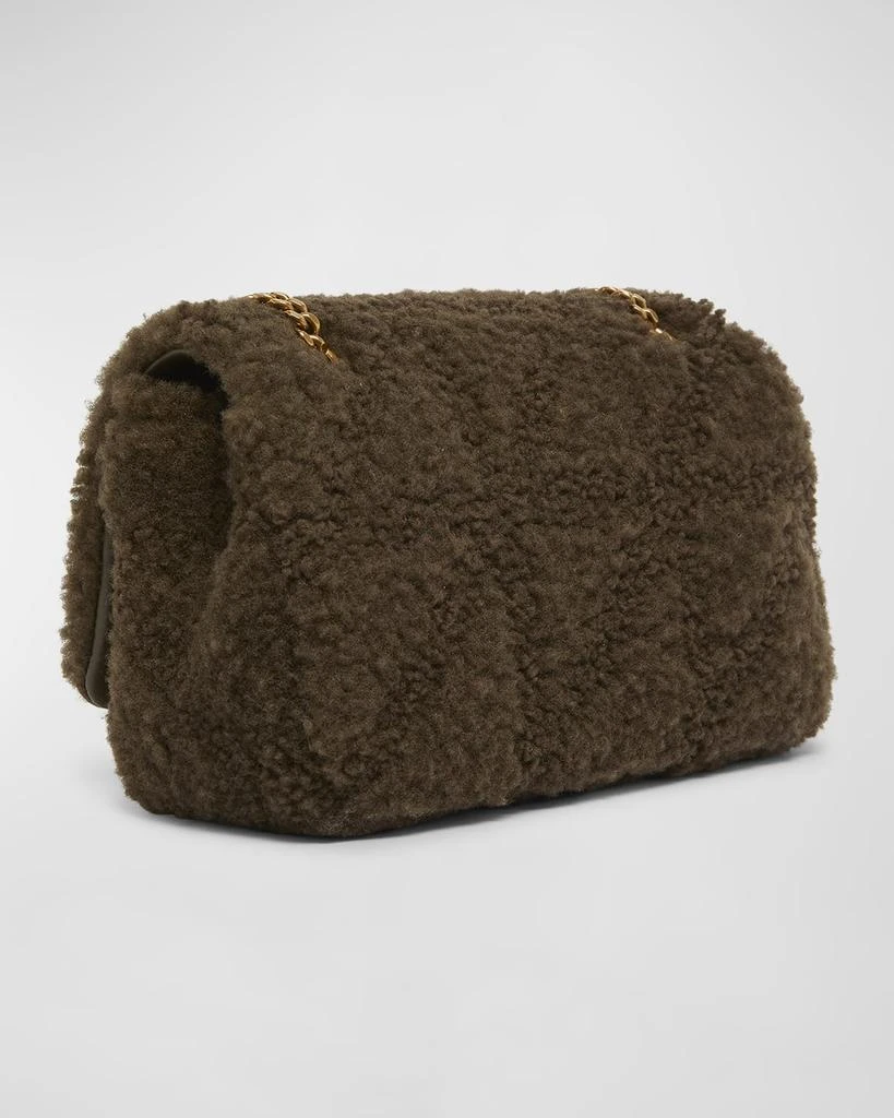 Yves Saint Laurent Jamie Small YSL Shoulder Bag in Lamb Shearling Fur 6