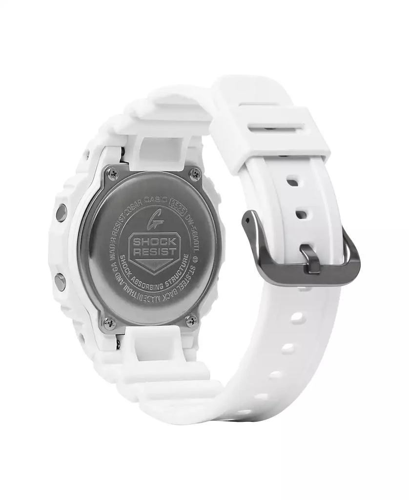 G-Shock Men's Digital White Resin Watch, 42.8mm DW5600TL-7 3