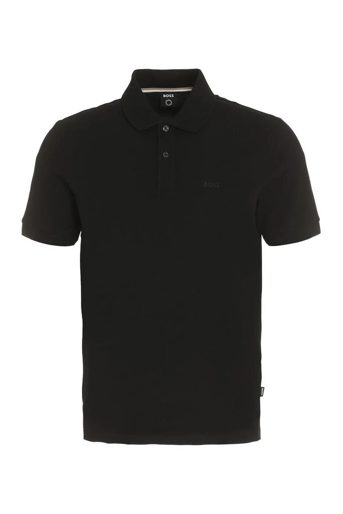 Hugo Boss Boss Hugo Boss Pallas Embroidered Straight Hem Polo Shirt 1