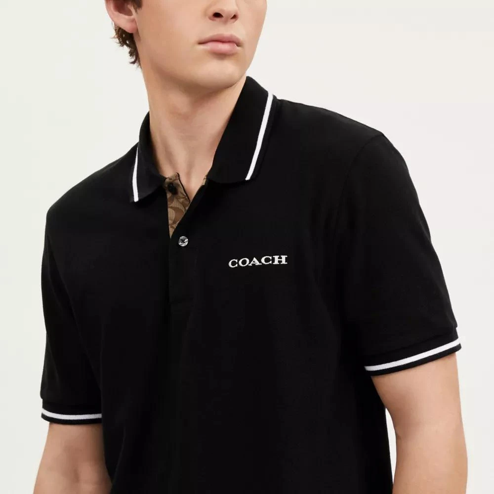 Coach Signature Trim Polo 4