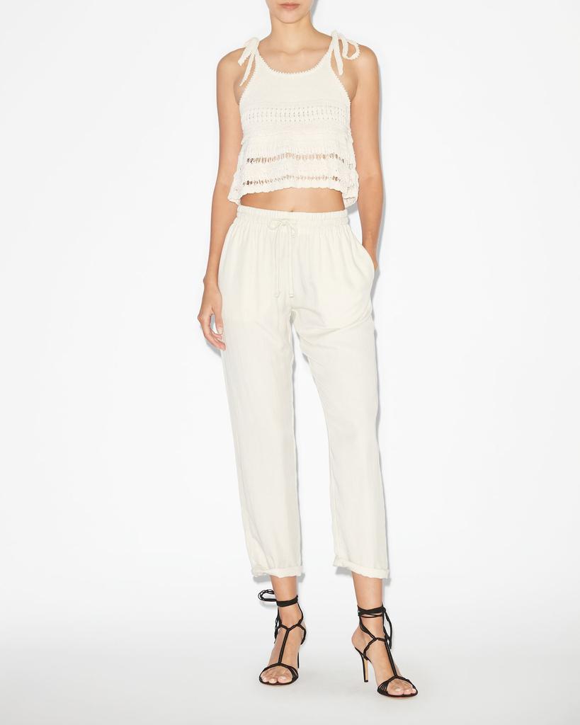 MARANT ÉTOILE MARANT ÉTOILE, BERATI TROUSERS - Women - White - 34