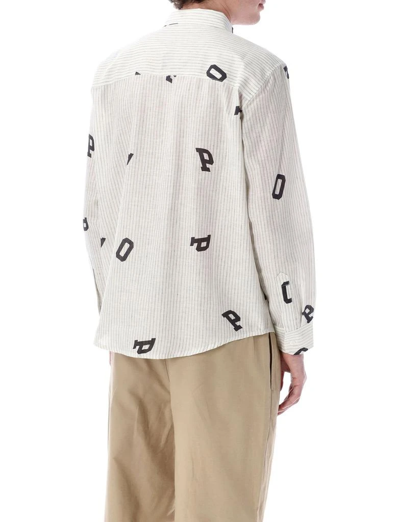 Pop Trading Company Pop Trading Company Letters Pattern Shirt 2