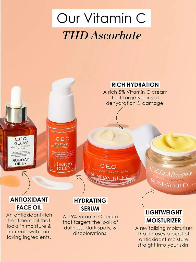 Sunday Riley C.E.O. Afterglow Brightening Vitamin C Moisturizer 2