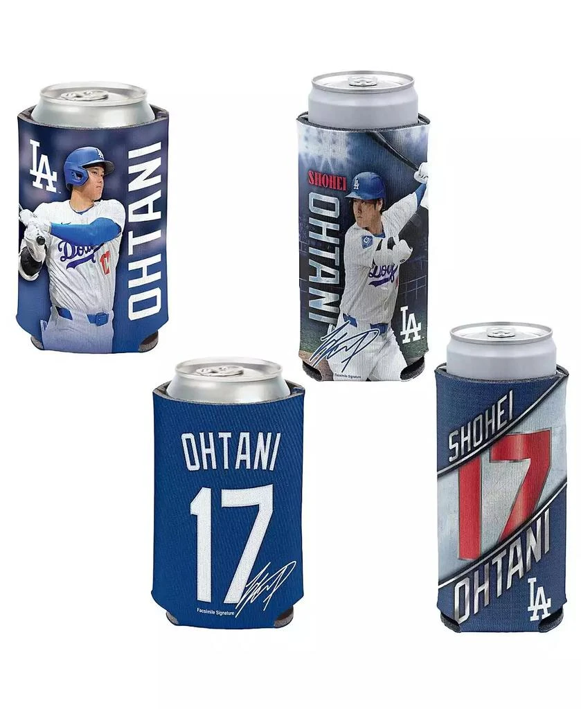 Wincraft Shohei Ohtani Los Angeles Dodgers Slim 12 oz. Can Cooler Four Pack 1