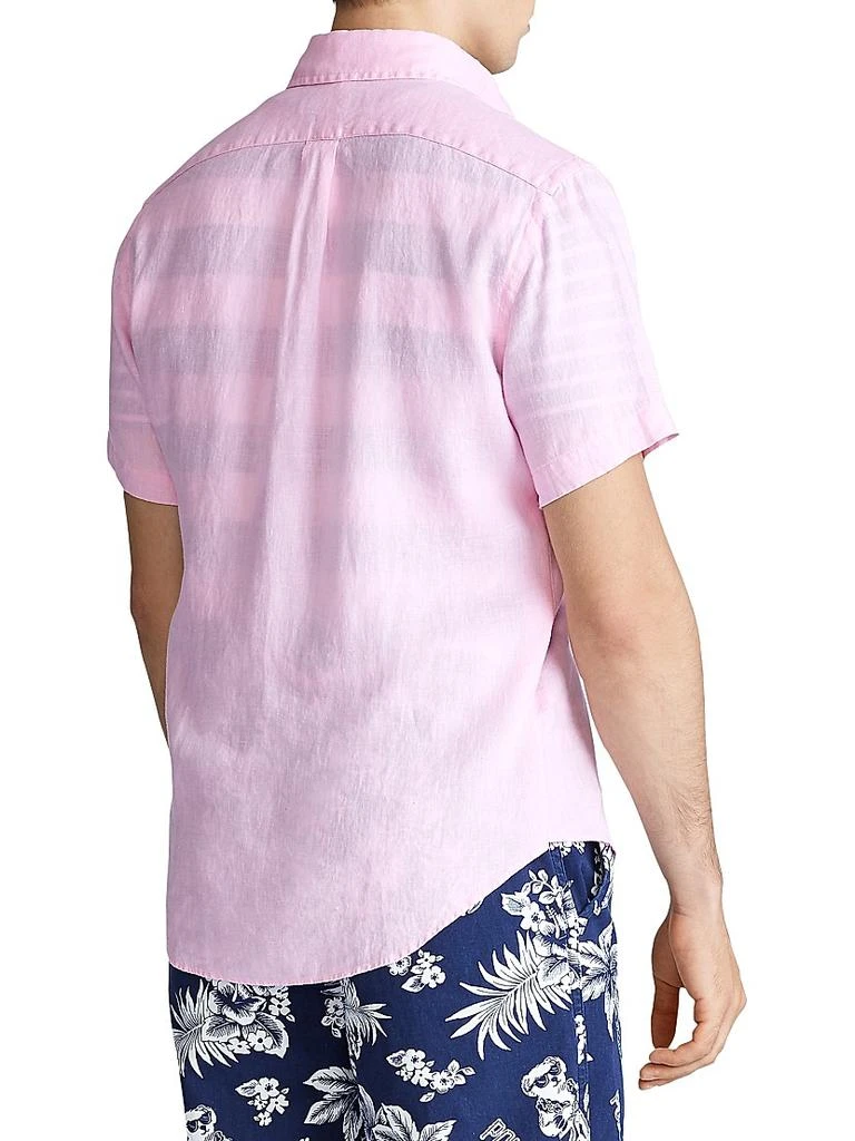 Ralph Lauren Classic-Fit Short-Sleeve Linen Shirt 4