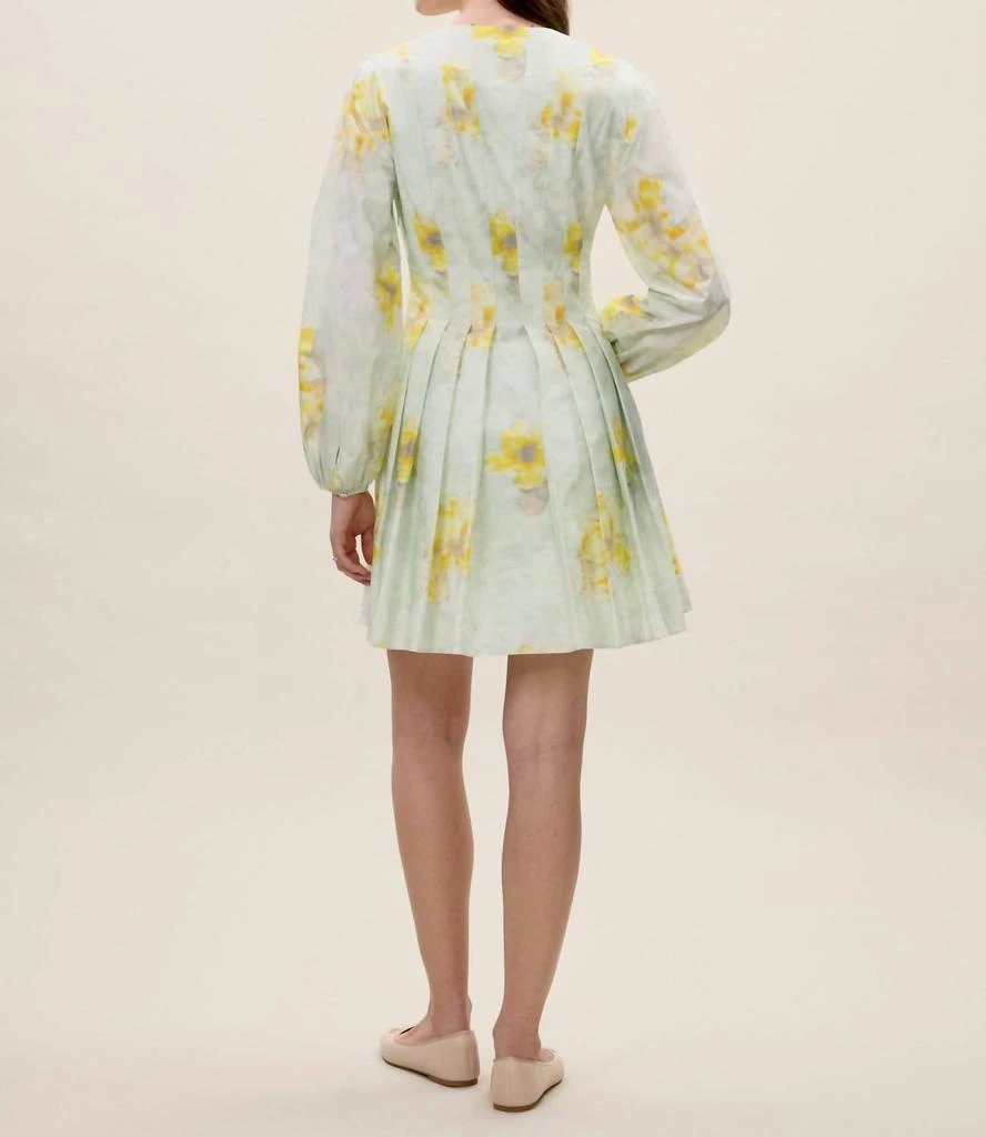 white christmas dresses Suzanne Fleur Snow Combo Speckled Fleur Poplin Dress main image 0