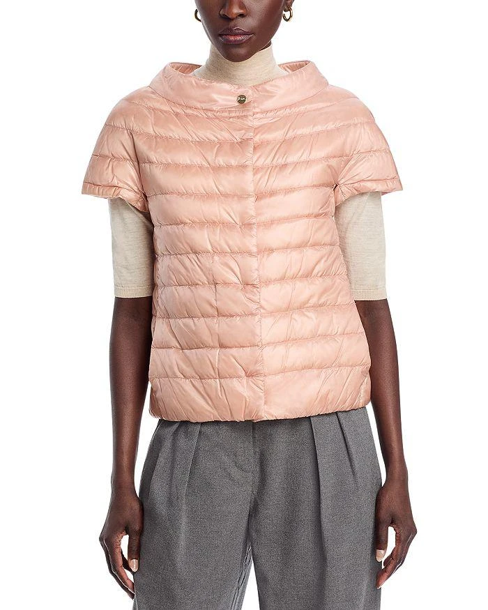Herno Iconico Greta Cap Sleeve Puffer Coat 1