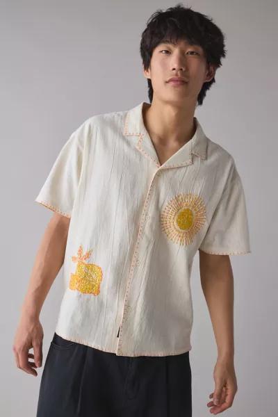Native Youth Native Youth Embroidered Boxy Fit Shirt