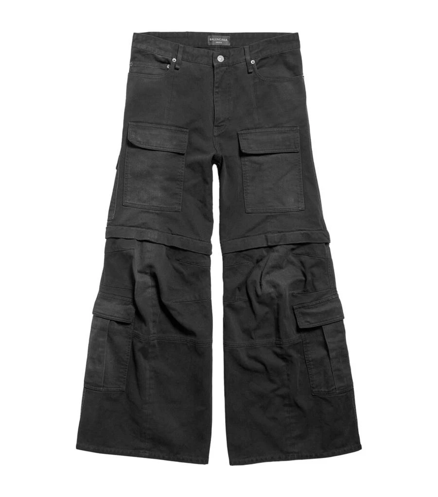 Balenciaga Flared Cargo Trousers 1