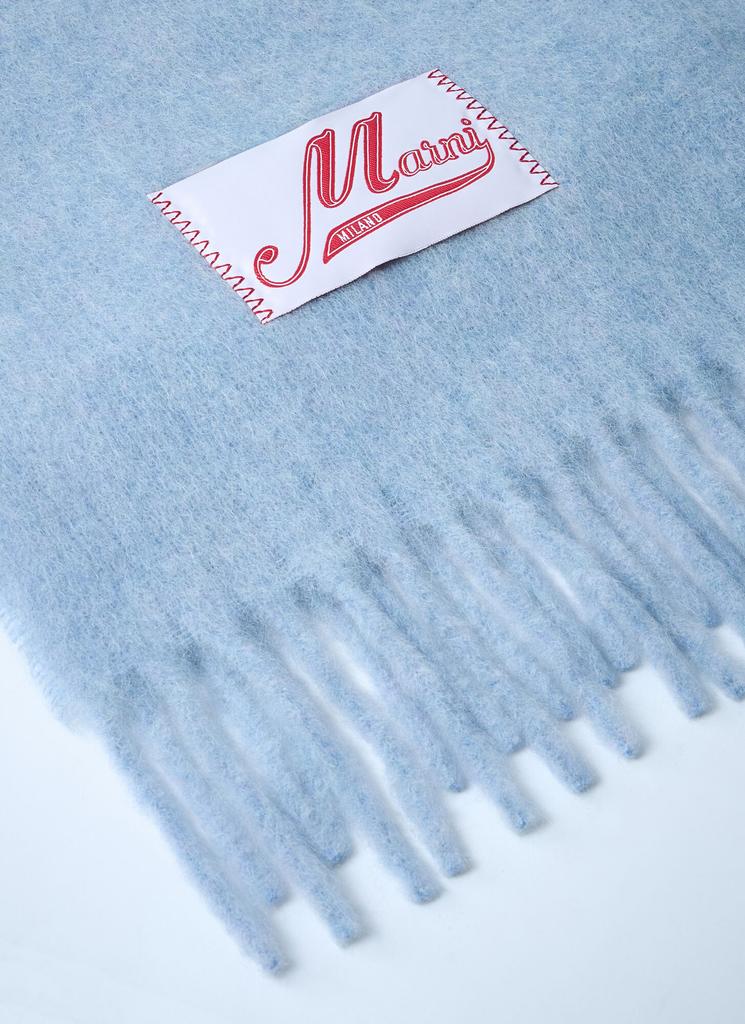 Marni Fringed Wool Scarf