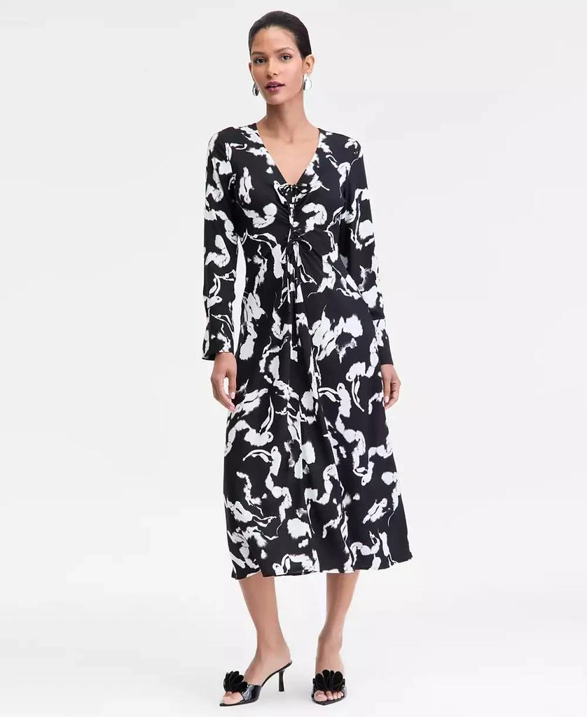 midi black shirt dress women Tee Shirt Midi Dress - Black 3XL | Indie & Co