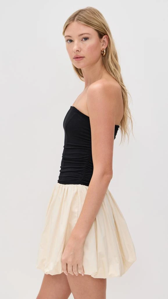 Moon River Strapless Two Tone Bubble Midi Dress 3