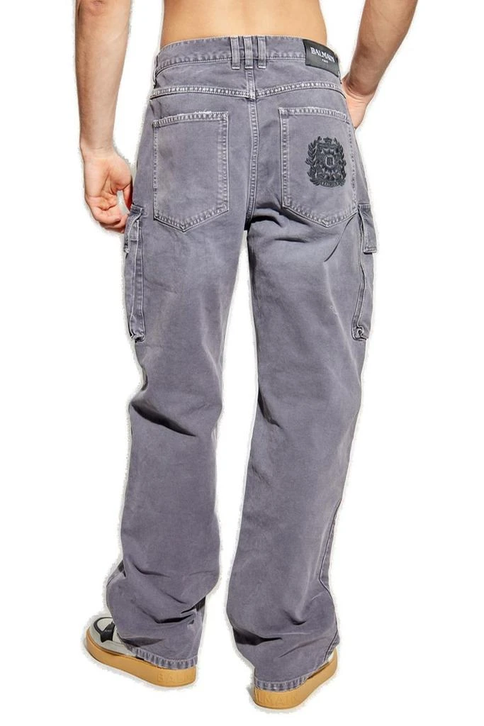 Balmain Balmain Denim Loose-Fit Cargo Jeans 3