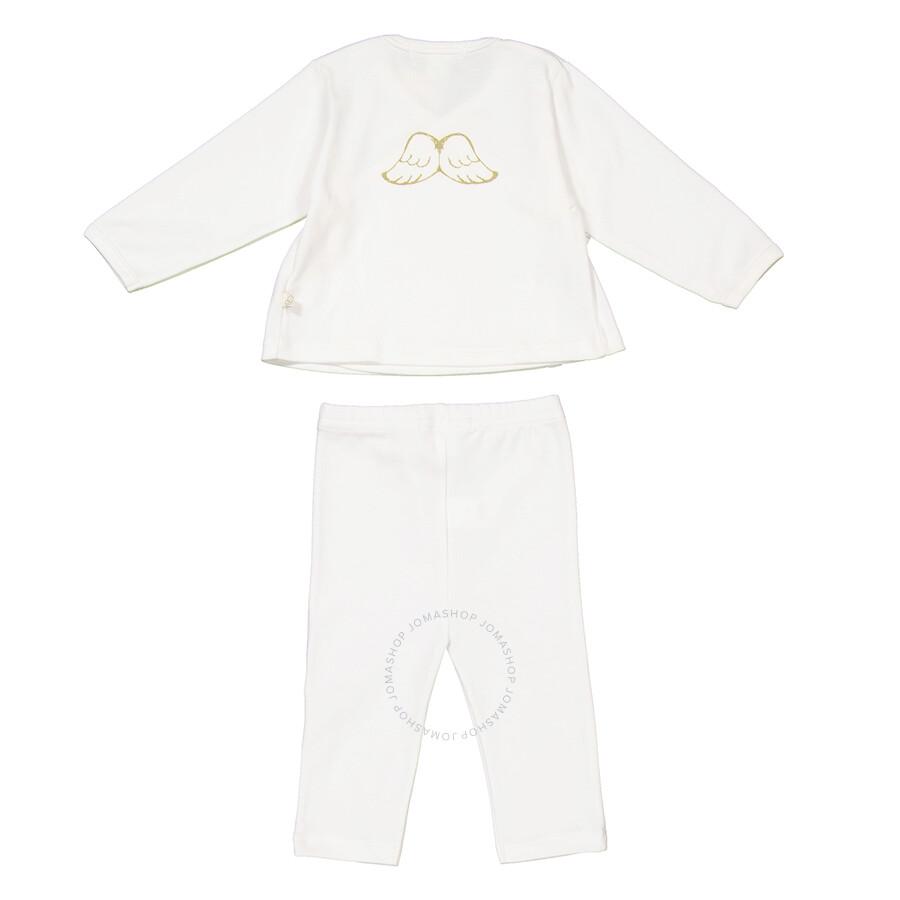 Marie Chantal V-Neck Cotton Two-Piece Set