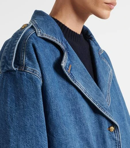 BLAZÉ MILANO Nariida Sapphire denim bomber jacket 4