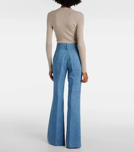 Gabriela Hearst Rhein high-rise flared jeans 3