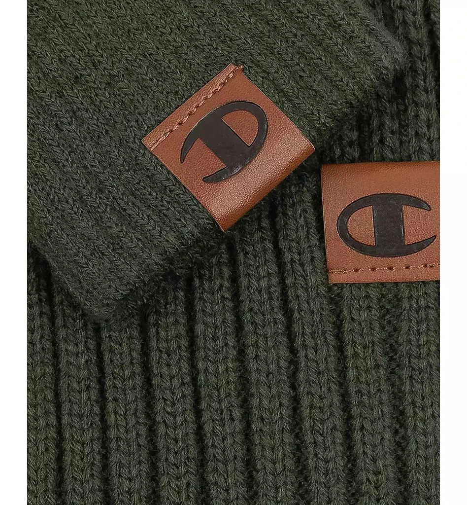 CHAMPION Men's Shift 2-Pc. Ribbed-knit Beanie & Gloves Set 2