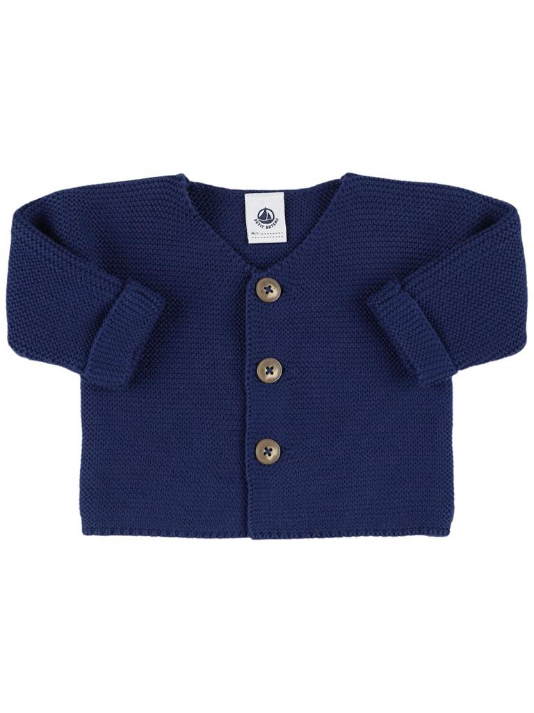 PETIT BATEAU Cotton Knit Cardigan