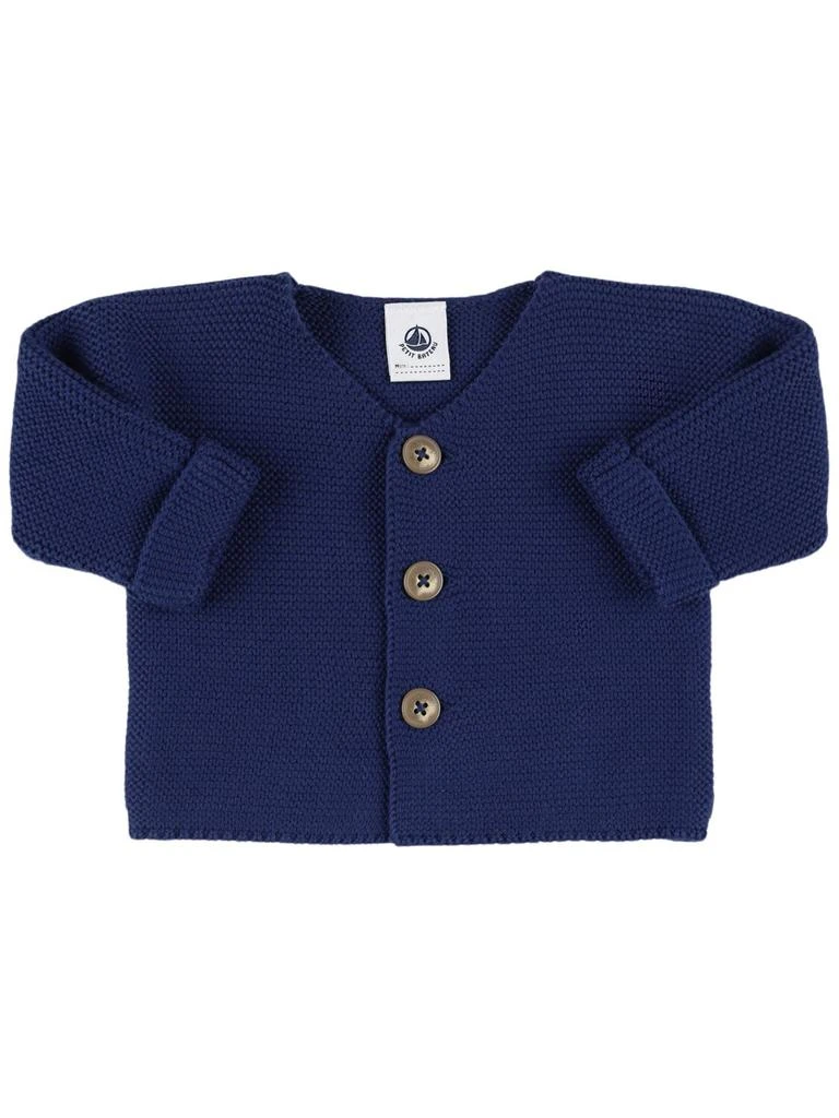 PETIT BATEAU Cotton Knit Cardigan 1