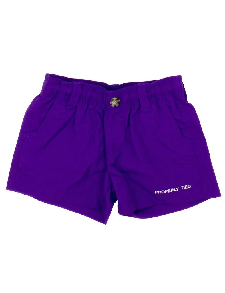 Problerly Properly Tied Boy's Mallard Short In Purple - Baby Clothing - BeyondStyle