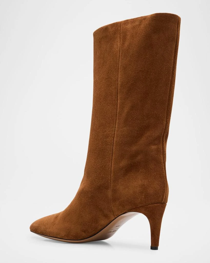 Paris Texas Suede Stiletto Mid Boots 4