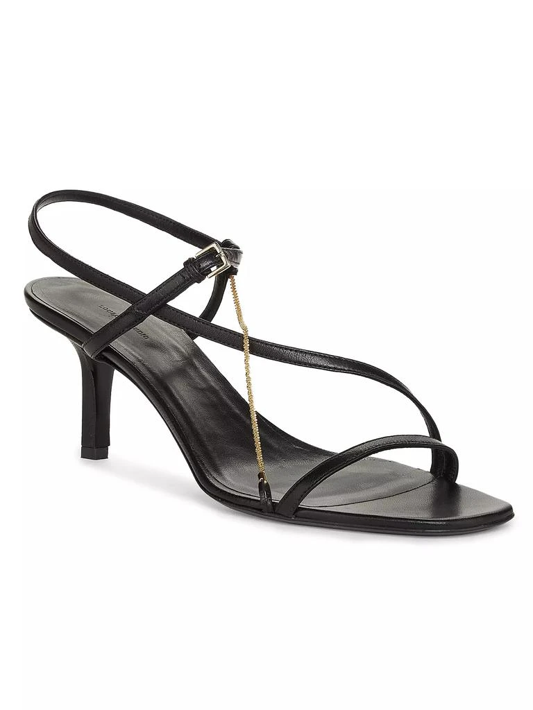Loulou Studio Siam 65MM Chain-Detailed Leather Sandals 2