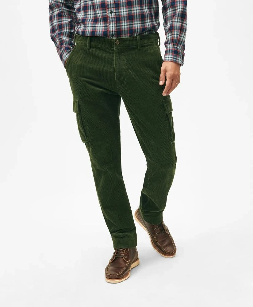 Brooks Brothers Modern Cargo Pants in Wide-Wale Corduroy 1
