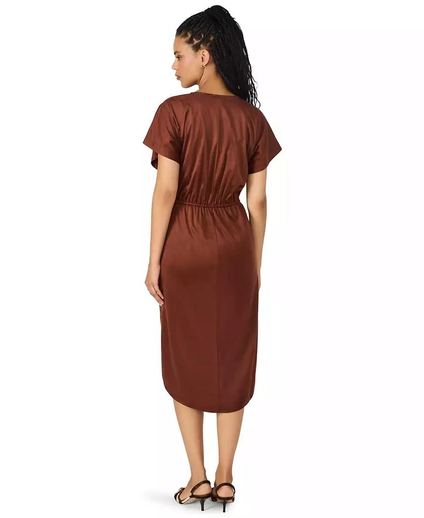steve madden brown dress Steve Madden® Francis Short Sleeve Knit Dress