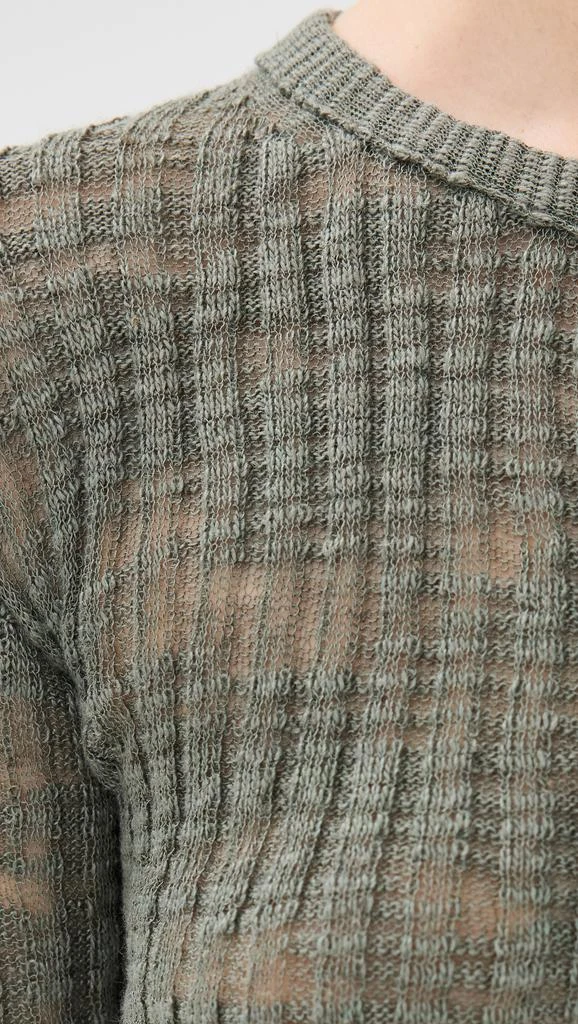 Acne Studios Slub Linen Short Cardigan 6