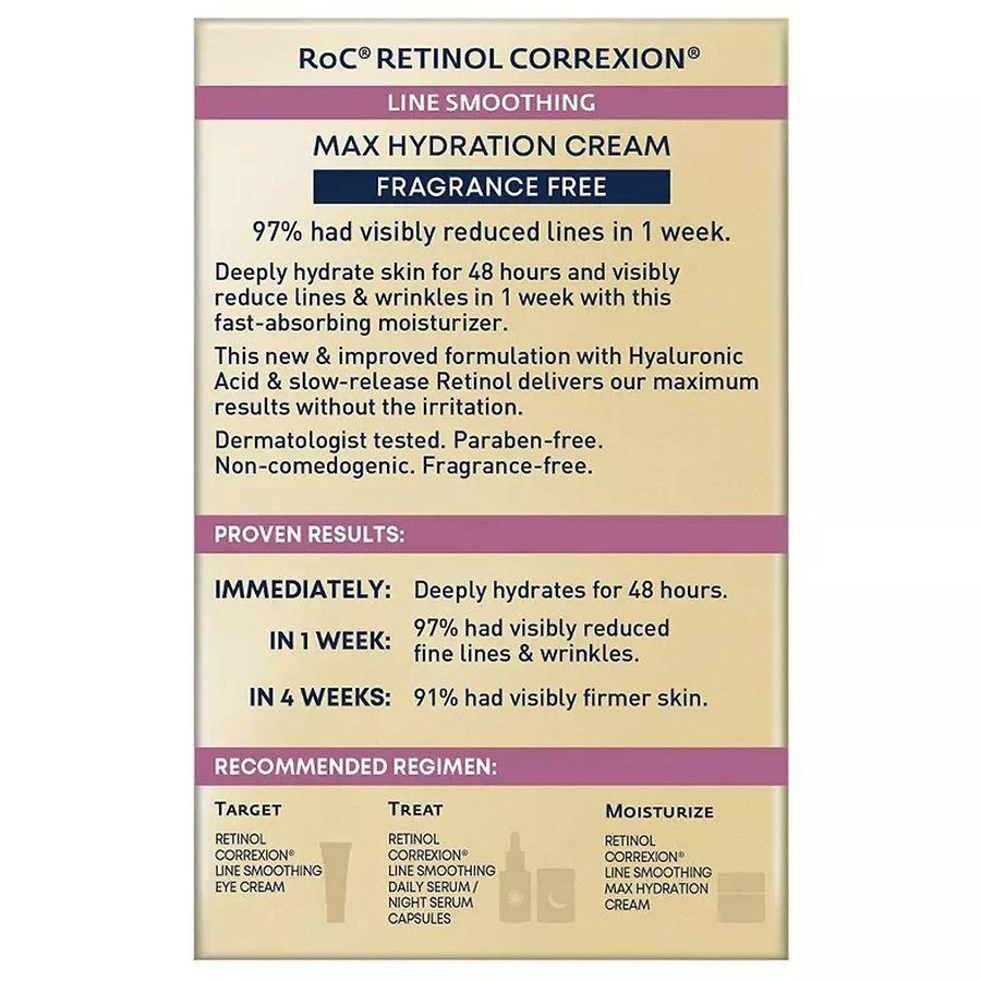 RoC Retinol Correxion Line Smoothing Max Hydration Cream 2