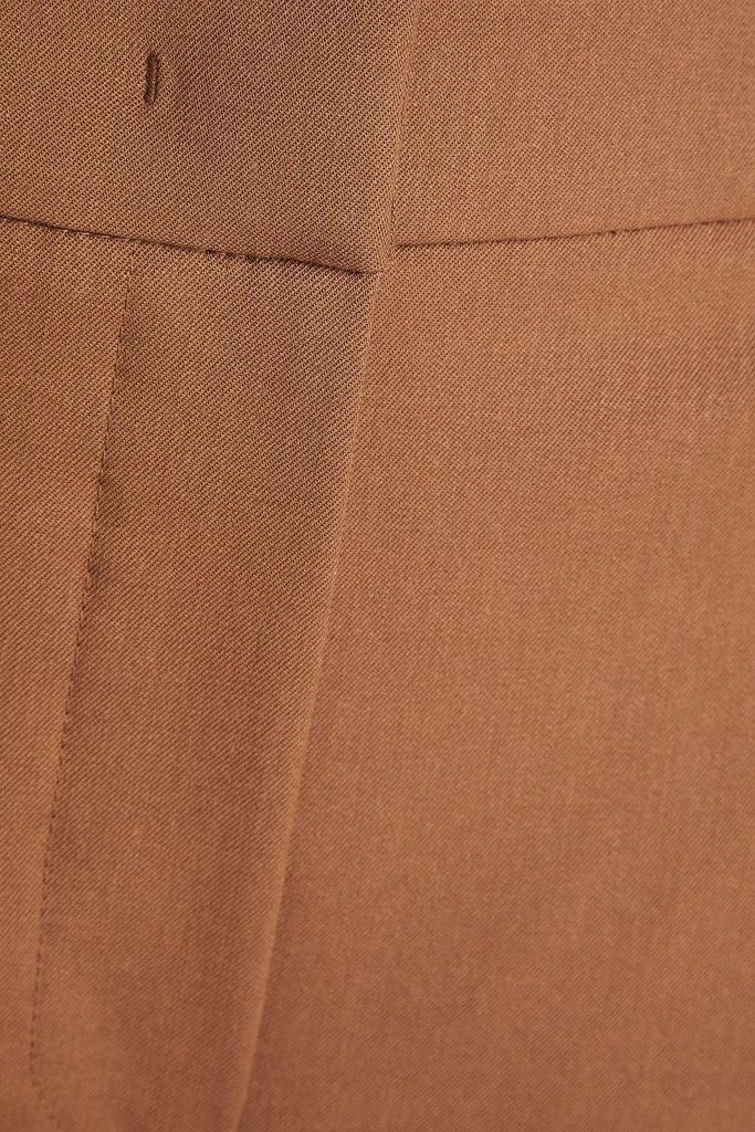 Alberta Ferretti Wool-blend twill straight-leg pants 4