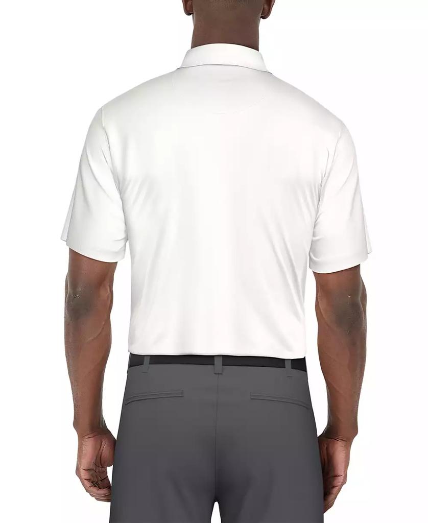 PGA TOUR Men's Gradient Stripe Printed Golf Polo Shirt