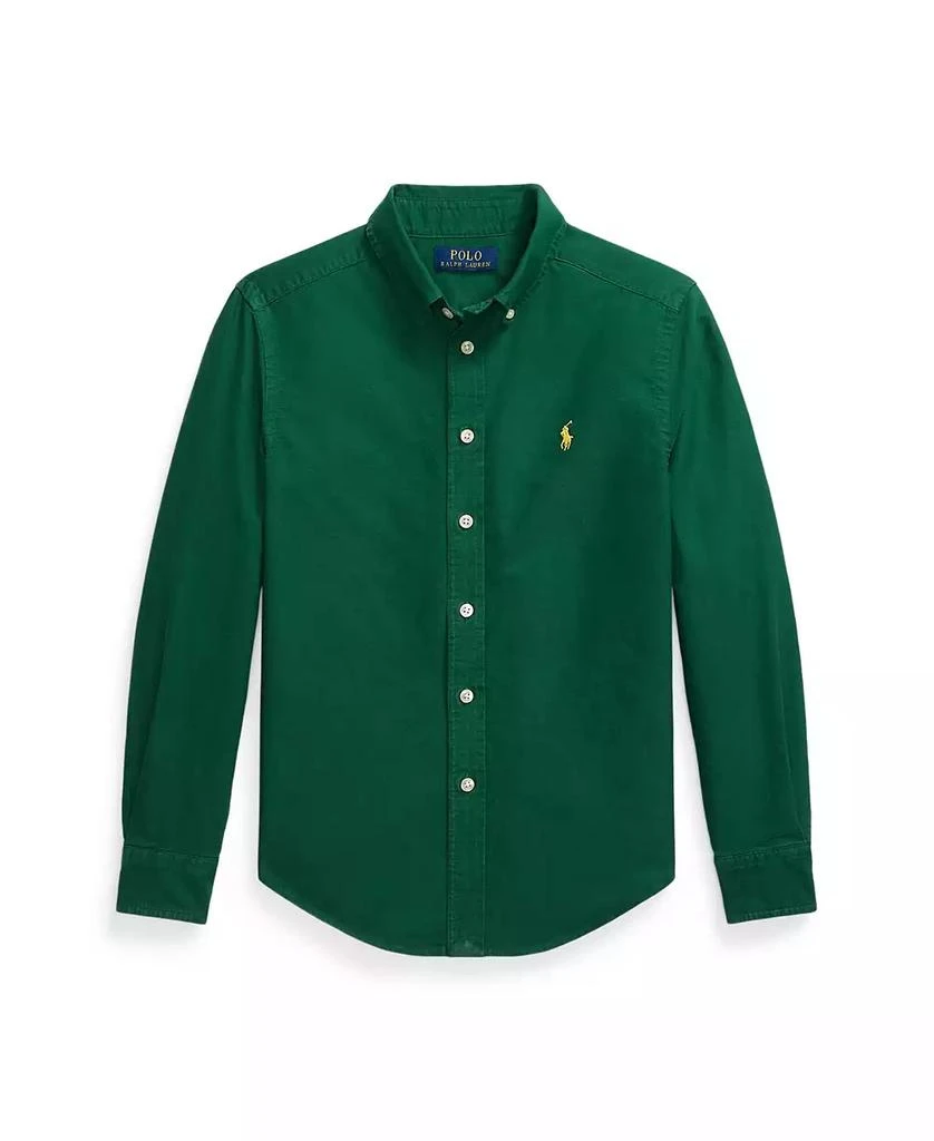 Ralph Lauren Big Boys Garment-Dyed Cotton Oxford Shirt