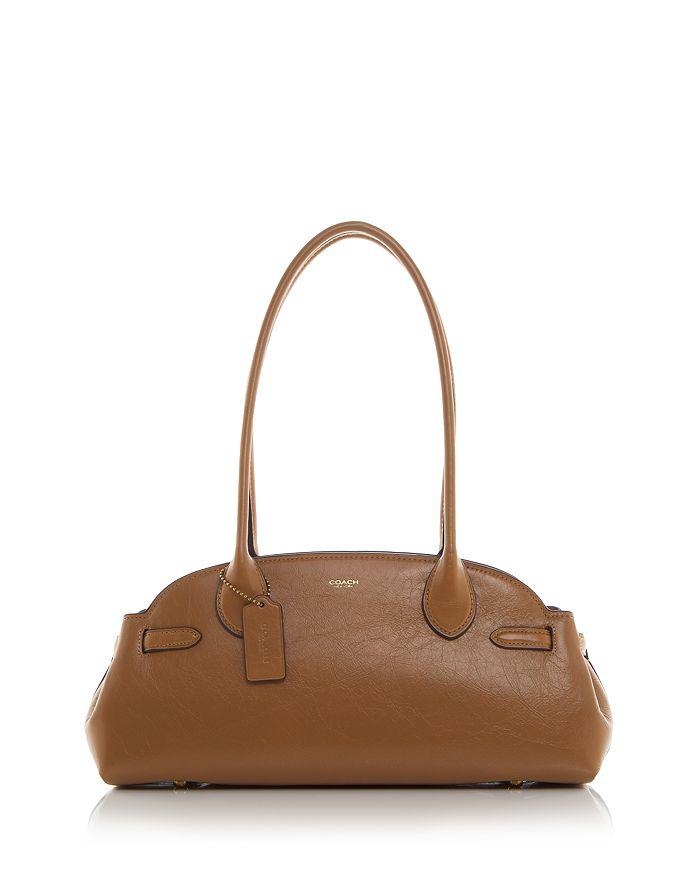 Coach Glazed Empire 34 Medium Leather Carryall Top Handle Bag