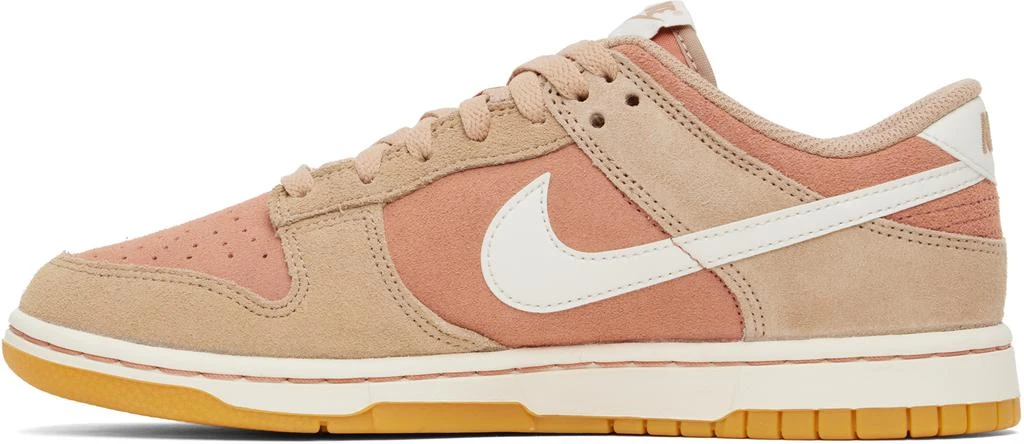 NIKE Pink & Brown Dunk Low Retro SE Sneakers 3