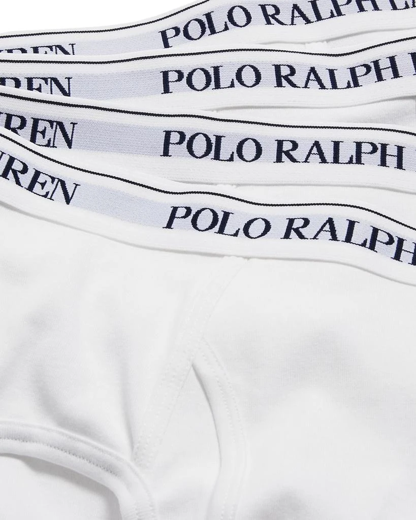 Ralph Lauren Cotton Logo Waistband Briefs, Pack of 4 2